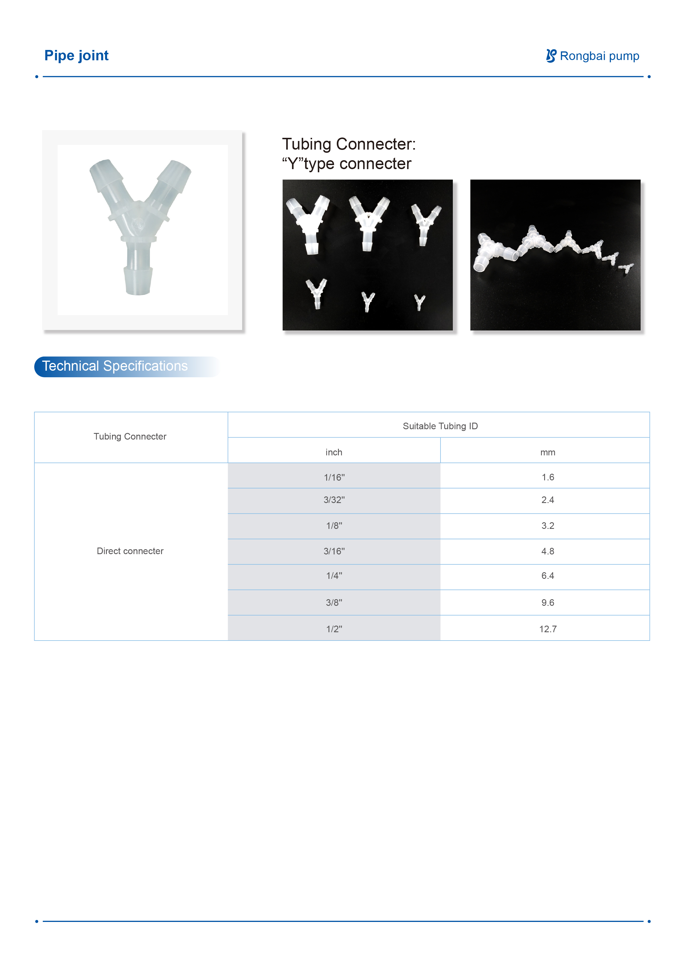 Y -shaped three -link joint